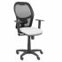Scaun de Birou P&C 0B10CRN Cu cotiere Alb