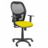 Scaun de Birou P&C 0B10CRN Cu cotiere Galben