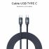Cablu USB-C la USB-C Subblim OPTIMUS Negru 2 m