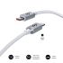 Cablu USB-C la USB-C Subblim OPTIMUS Alb 1 m