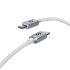Cablu USB-C la USB-C Subblim OPTIMUS Alb 1 m