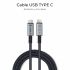 Cablu USB-C la USB-C Subblim HIGH Negru 1,5 m