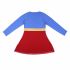 Rochie Superman Albastru Roșu
