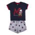Pijamaua de Vară Minnie Mouse Albastru închis Gri