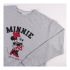 Pijama Minnie Mouse Femeie Gri