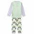 Pijama Infantil Mickey Mouse Verde Gri Roz