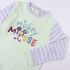 Pijama Infantil Mickey Mouse Verde Gri Roz