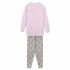 Pijama Garfield Roz deschis