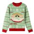 Pulover Unisex The Mandalorian Infantil Crăciun Verde