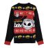 Pulover Femei The Nightmare Before Christmas Roșu Negru