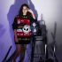 Pulover Femei The Nightmare Before Christmas Roșu Negru