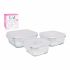 Set de 3 Cutii pentru Prânz LAV Geam (8 Unități) (3 pcs)