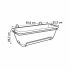 Ghiveci Elho 542305541000 Maro Gri Maroniu polipropilenă Plastic Dreptunghiular 33,5 x 54,5 x 23 cm