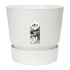 Ghiveci cu farfurie Elho Greenville Ø 39 x 36,8 cm Rotund Alb Plastic