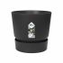 Ghiveci Elho Negru Plastic Rotund Modern Ø 47 cm