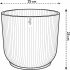 Ghiveci Elho Roz Plastic Rotund Rotundă Modern Ø 25 cm