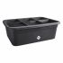 Ghiveci Elho 7,4 x 76 x 26,8 cm Negru Plastic Pătrat