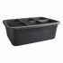 Ghiveci Elho 7,4 x 76 x 26,8 cm Negru Plastic Pătrat