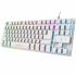 Tastatură Gaming Trust GXT 833W Alb Qwerty Spaniolă QWERTY