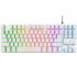 Tastatură Gaming Trust GXT 833W Alb Qwerty Spaniolă QWERTY