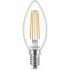 Bec LED Lumânare Philips Equivalent  E14 60 W Alb E (2700 K)