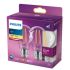 Bec LED Philips Classic 60 W Alb E E27 (2700 K) (2 Unități)