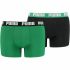 Boxeri pentru bărbați Puma Basic Verde (2 uds)