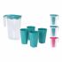 Set de ulcior cu pahare 350 ml 1,75 L Carafă (5 Piese)