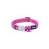 Zgardă pentru câini Red Dingo STYLE STARS LIME ON HOT PINK 31-47 cm