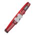 Zgardă pentru câini Red Dingo Reflectorizant/ă Oase Roșu (1,5 x 24-36 cm)