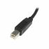 Cablu USB A la USB B Startech USB2HAB1M            Negru