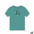 Tricou cu Mânecă Scurtă Unisex Cállate la Boca Turquoise Ataș L (2 Unități)
