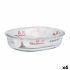 Vas pentru Cuptor Quttin   Sticlă Oval 1,5 L 23,7 x 18,8 cm (6 Unități)