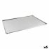 Tavă pentru Cuptor VR Argintiu Aluminiu Dreptunghiular 40 x 28 x 0,5 cm (6 Unități)