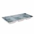Tavă pentru gustari La Mediterránea Dalian 3 Compartimente 25 x 11 x 3 cm (24 Unități)