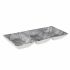 Tavă pentru gustari La Mediterránea Stonehenge 3 Compartimente 25 x 11 x 3 cm (24 Unități)