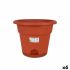Ghiveci cu farfurie Dem Greentime Maro ø 35 x 28,5 cm (6 Unități)