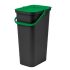 Găleată de gunoi pentru reciclare Tontarelli Moda Negru Verde 24 L (6 Unități)