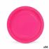 Set de farfurii Algon De unică folosință Carton Fucsia 20 x 20 x 1,5 cm (36 Unități)
