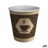 Set de pahare Algon Carton De unică folosință Cafea 20 Unități (100 Piese)