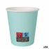 Set de pahare Algon Carton De unică folosință Acvamarin 36 Unități 200 ml (24 Piese)