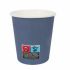 Set de pahare Algon Carton De unică folosință 200 ml Albastru 36 Unități (24 Piese)