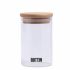 Borcan din Sticlă Transparentă Quttin    6,5 x 11 cm Silicon 250 ml (24 Unități)