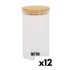 Borcan din Sticlă Transparentă Quttin    9 x 16 cm 780 ml 9 x 16,5 cm (12 Unități)