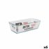 Vas pentru Cuptor Quttin   Sticlă Dreptunghiular 825 ml 23,1 x 10 x 6,1 cm (6 Unități)
