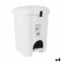 Coș de gunoi cu pedală Tontarelli Carolina 6 L Alb 20 x 22,5 x 29,7 cm (4 Unități)