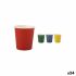Set de pahare Algon De unică folosință Carton Multicolor 20 Piese 120 ml (24 Unități)