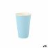Set de pahare Algon De unică folosință Carton Albastru 7 Piese 450 ml (16 Unități)