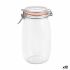Borcan La Mediterránea Ermetic Sticlă 1,5 L (12 Unități)