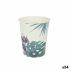 Set de pahare Algon De unică folosință Carton Tropical 10 Piese 250 ml (24 Unități)